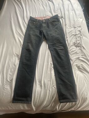 Versace Men's Black Straight-Leg Jeans